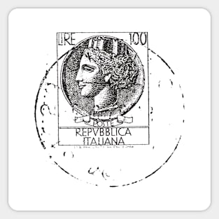 Italy stamp Sticker